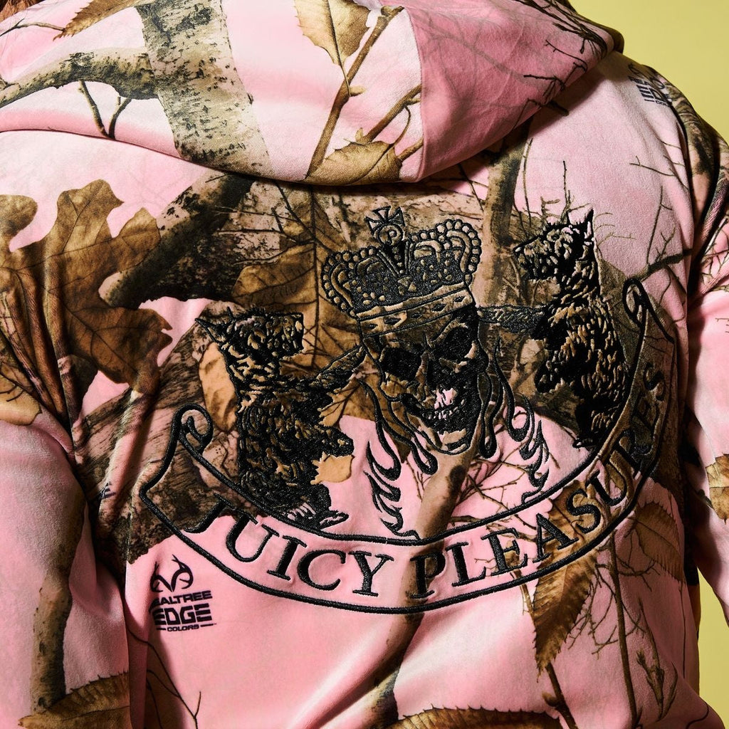 Wmns Pleasures x Juicy Couture Realtree Velour Hoodie