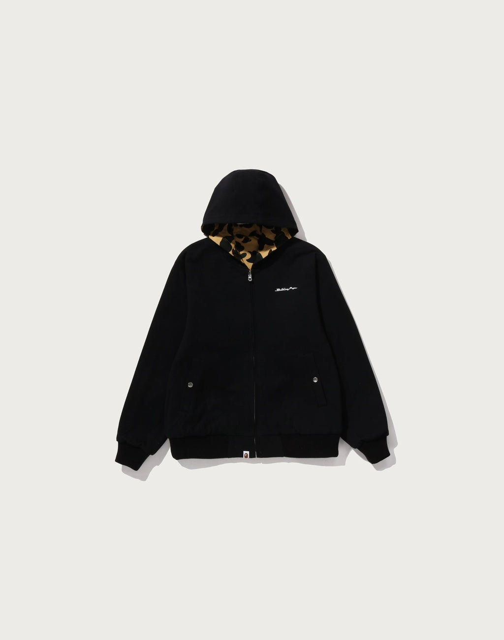 1ST CAMO REVERSIBLE ZIP HOODIE JACKET MENS