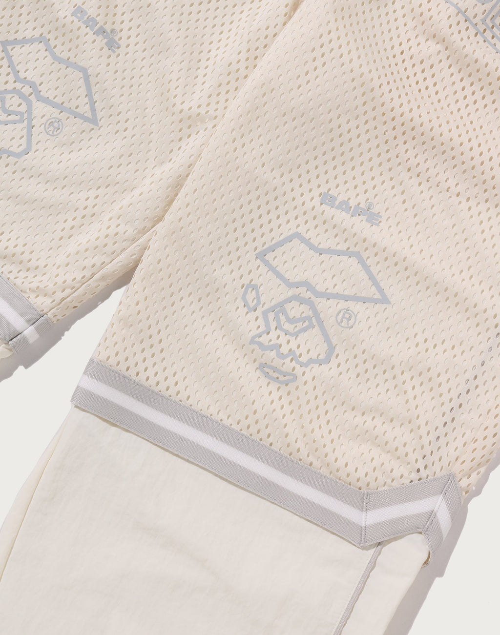 LAYERED TRACK PANTS MENS