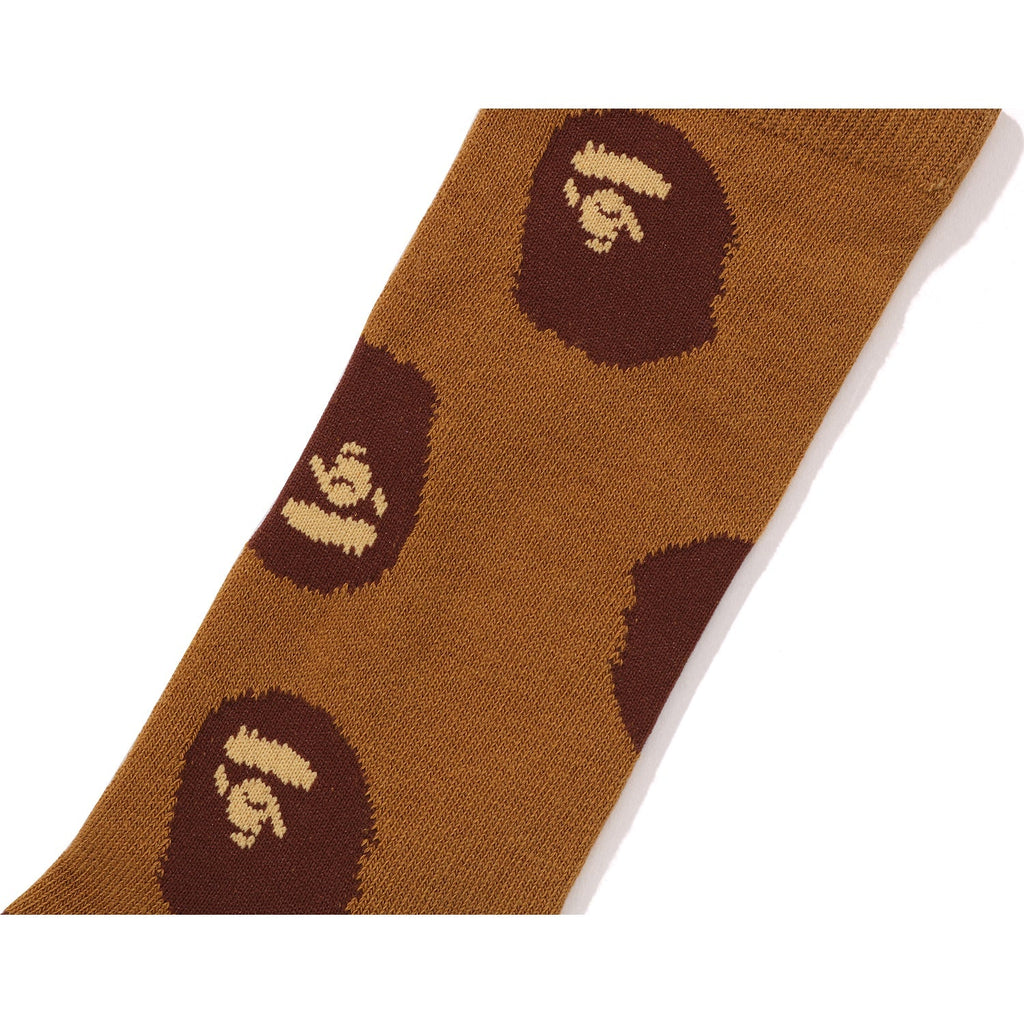 APE HEAD PATTERN SOCKS MENS