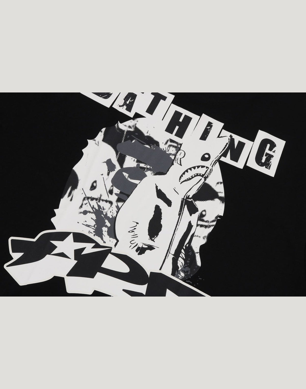 GRAFFITI BAPE LOGO RELAXED FIT TEE #1 MENS