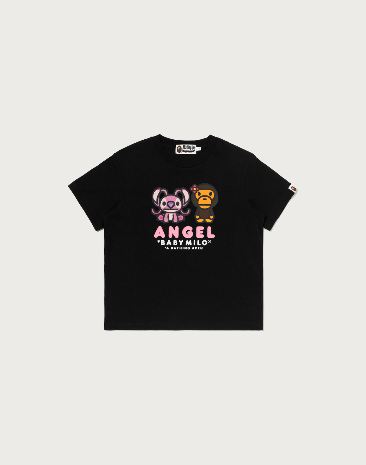BAPE X DISNEY ANGEL AND BABY MILO MINI TEE LADIES