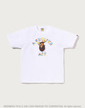 BAPE X MEDICOM TOY 30TH ANNIV. COLLEGE MILO TEE MENS