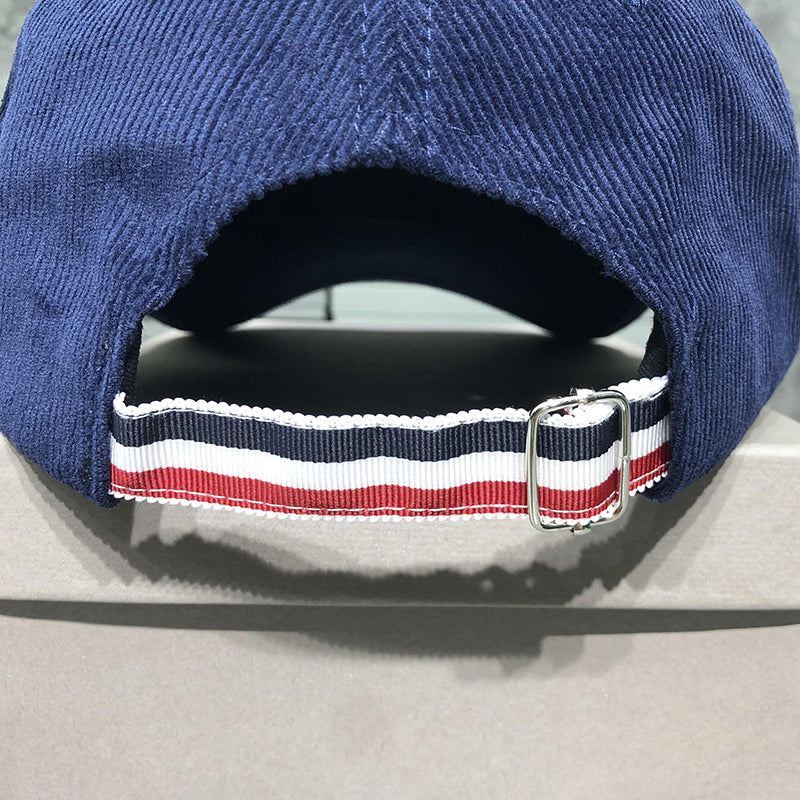 Corduroy Bee and Bird Embroidered Baseball Cap