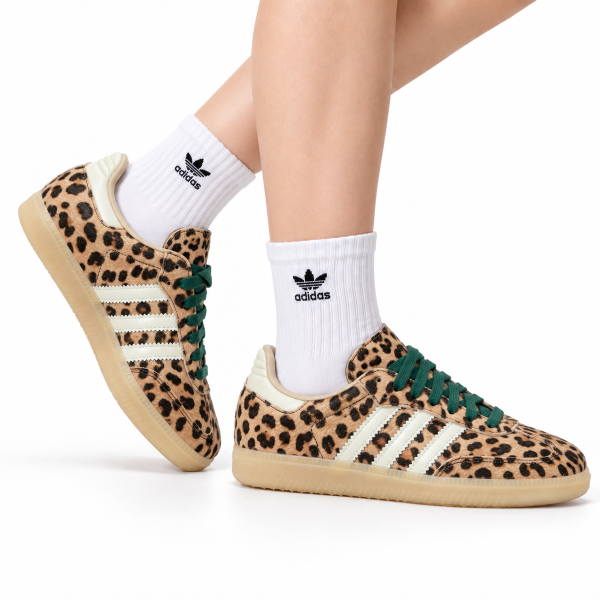 adidas Samba OG Leopard Magic Beige Women's