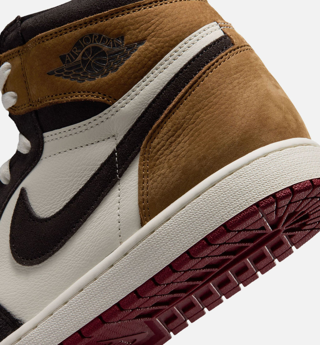 Air Jordan 1 Retro High OG Love Letter Men's Sneakers | Shadow Brown/Team Red/Light British Tan