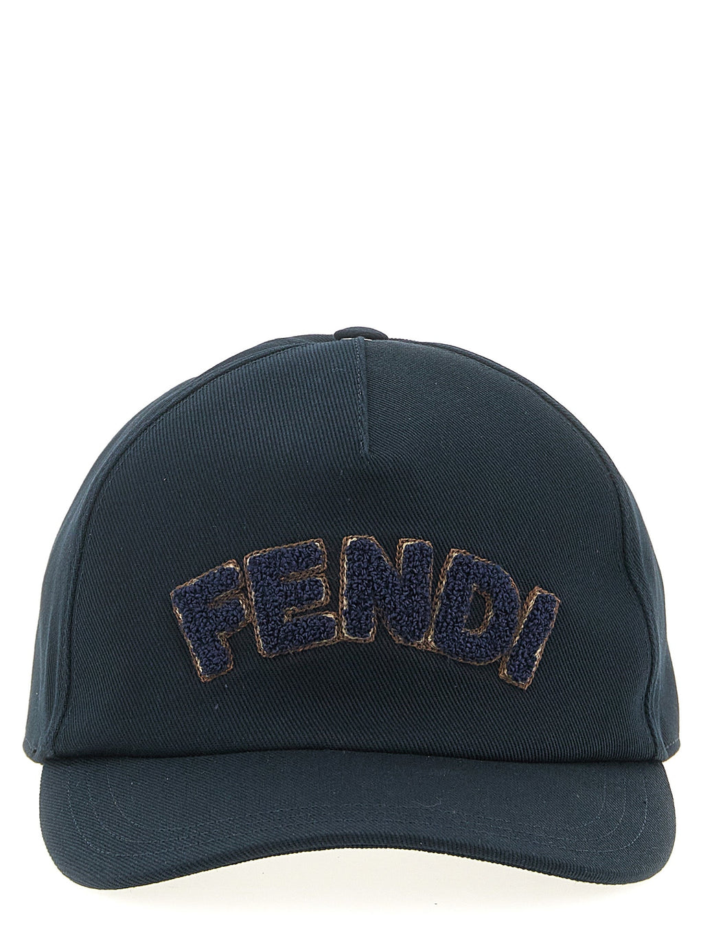 Fendi Blue Cotton Baseball Cap