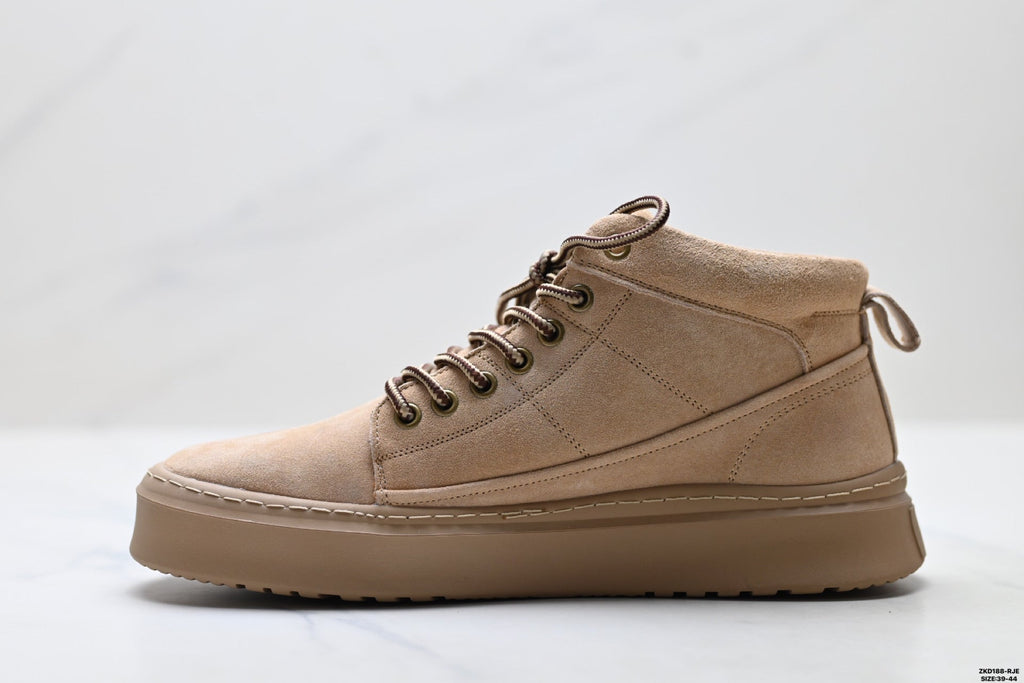 Timberland Beige High-Top Sneaker Boot