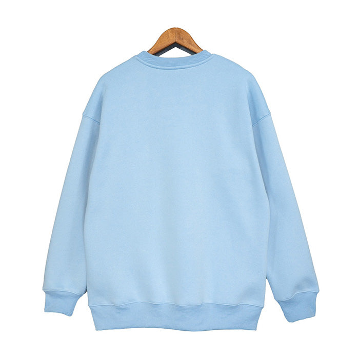 Palm Angels Bear Sweatshirt Blue