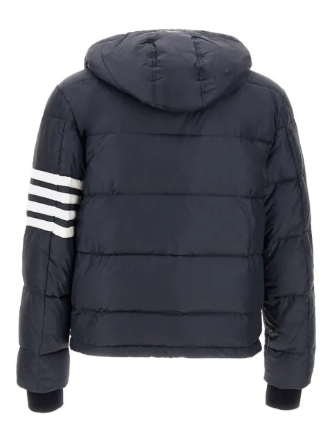 Thom Browne matte nylon 4-Bar down filled bomber