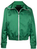 AMIRI satin zipped track jacket