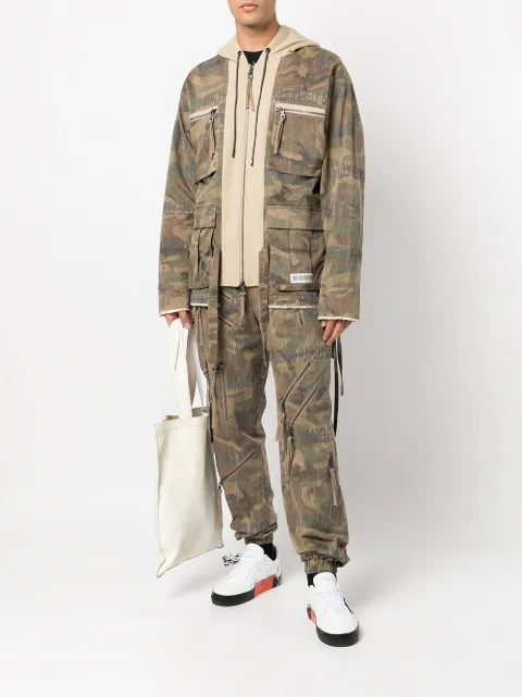 Mostly Heard Rarely Seen M65 camouflage zip hybrid jacket