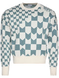 RHUDE Racing monogram-intarsia jumper