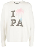 Palm Angels I Love PA knitted jumper