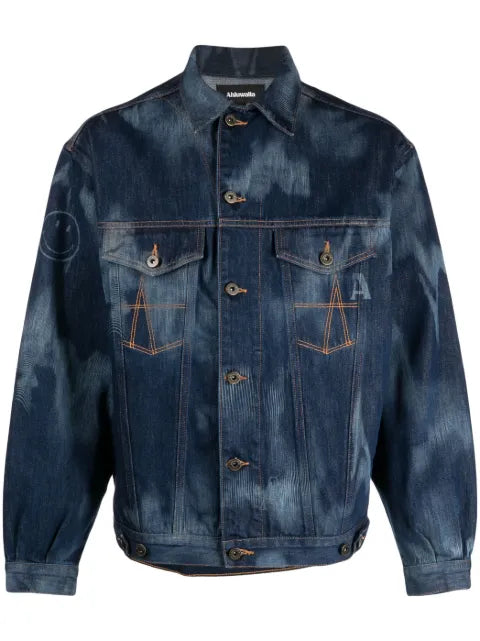 Ahluwalia Signature tie-dye denim jacket