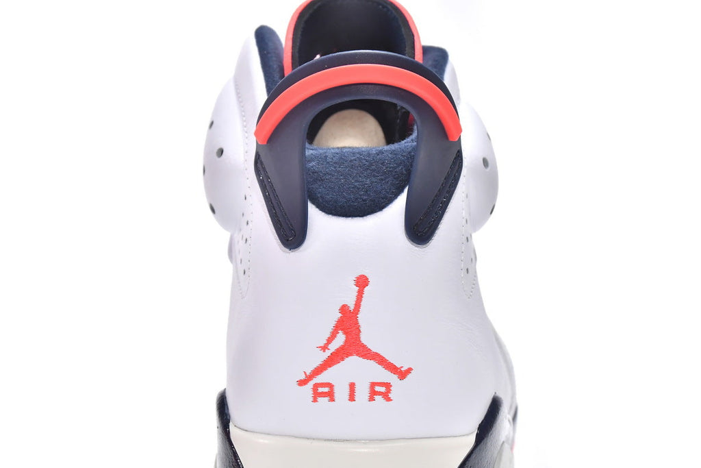 Reps Sneakers Air Jordan 6 Retro Tinker White Red 384664-104
