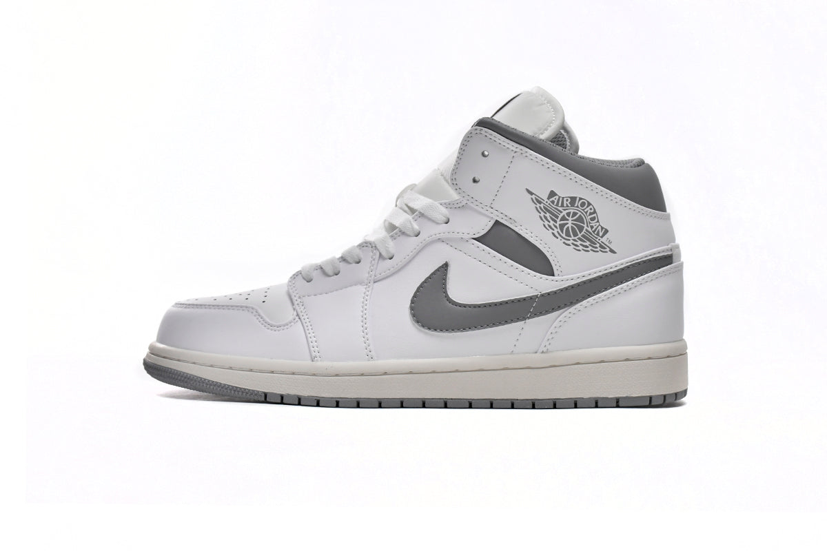 Air Jordan 1 Mid Neutral Grey Reps Sneaker 554724-135