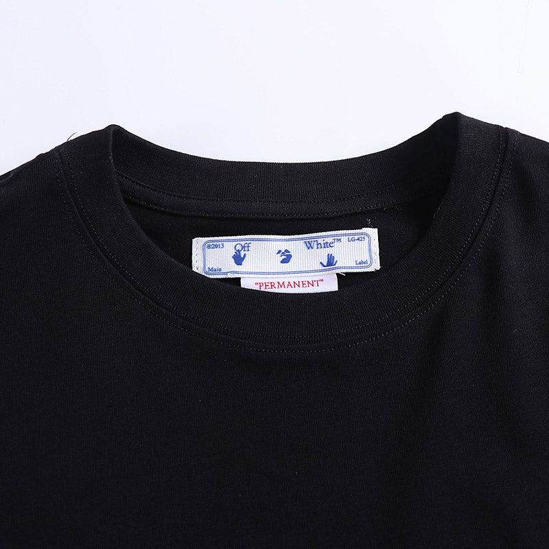 OFF-WHITE Blue Arrow Pattern T-Shirt