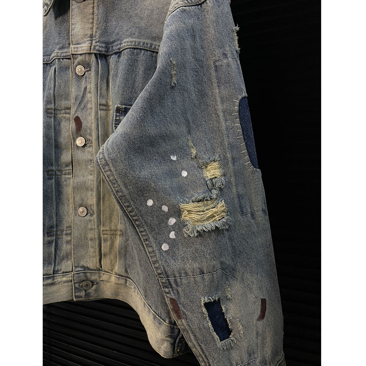 SAINT MICHAEL  Flap Pockets Denim Jacket