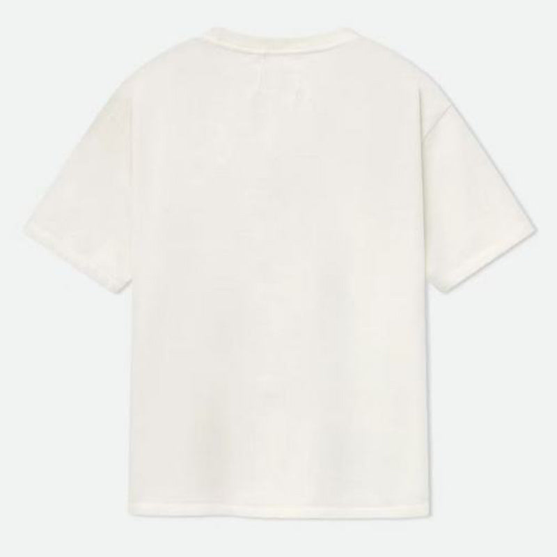 RHUDE Men's Natural Off- 'Heaven On Earth' T-Shirt