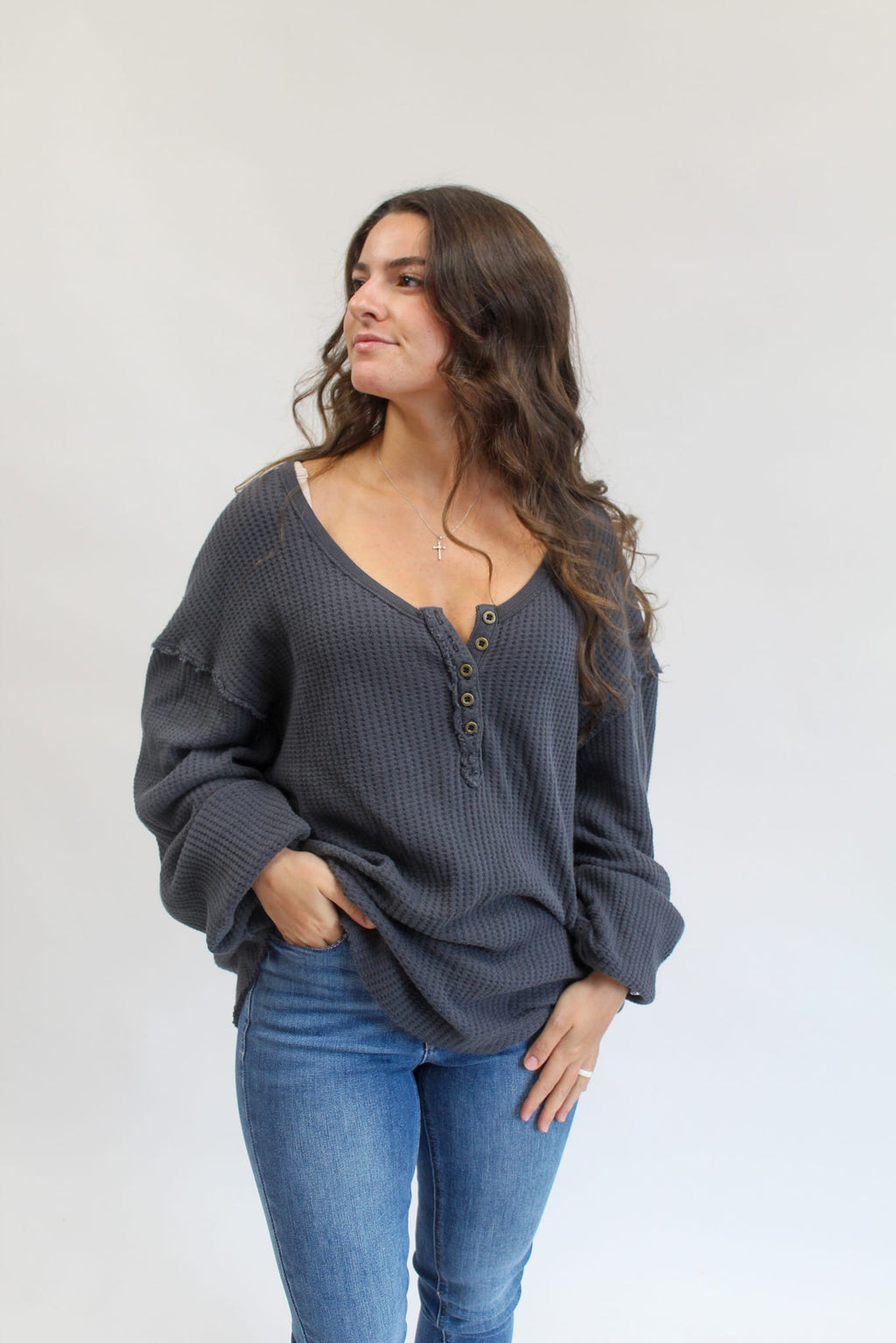Montreal Oversized Thermal Henley
