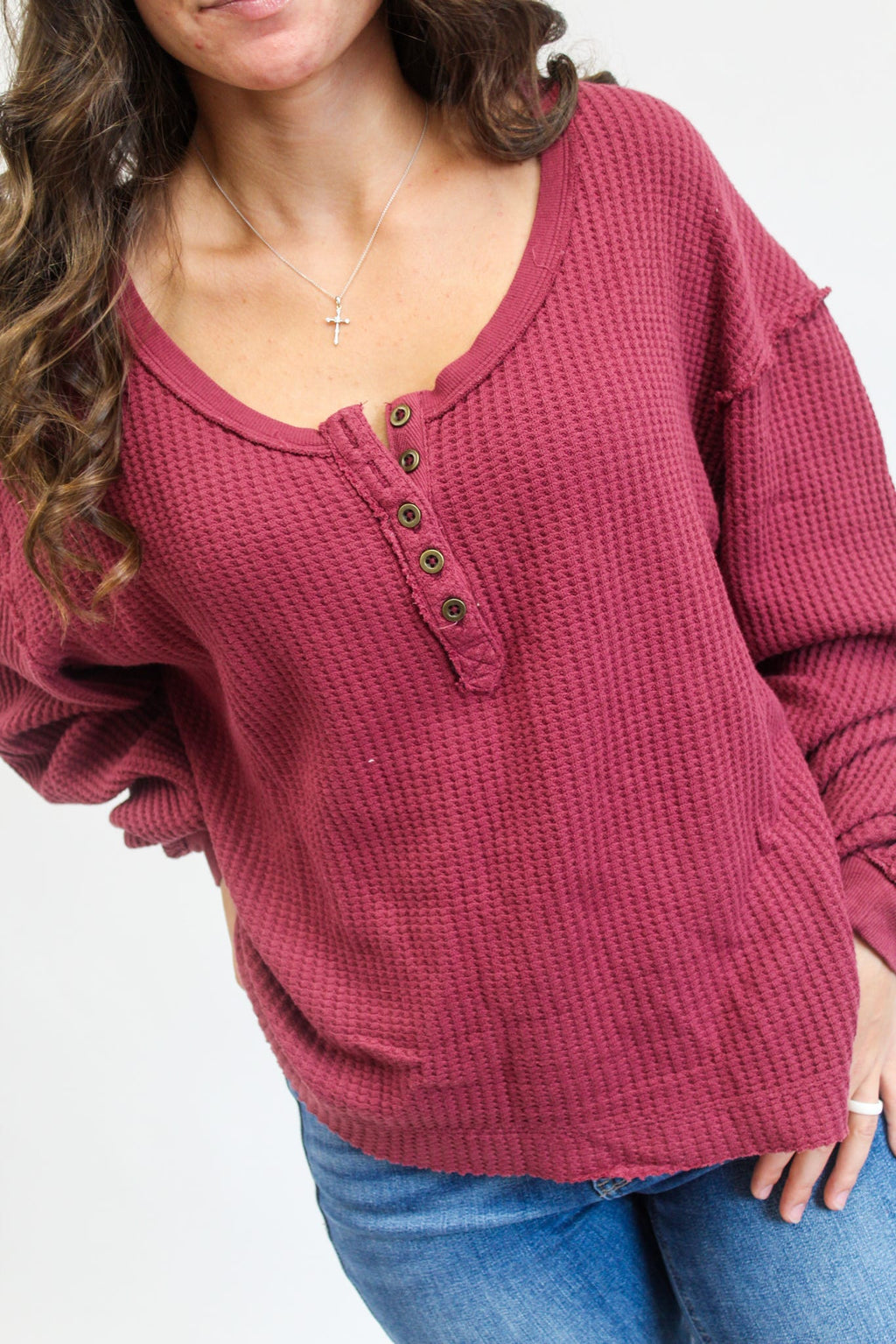Montreal Oversized Thermal Henley