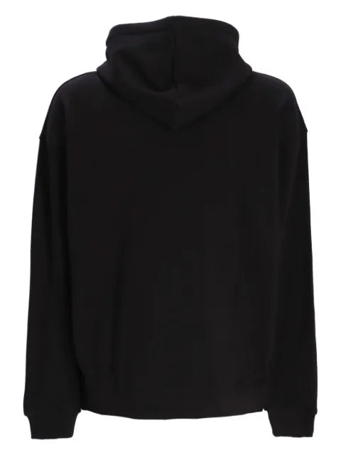 HUGO logo-print cotton hoodie