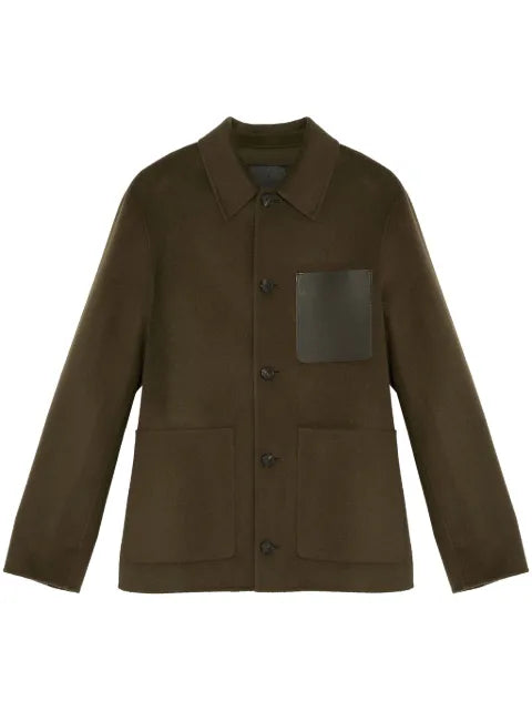Yves Salomon chest-pocket shirt jacket