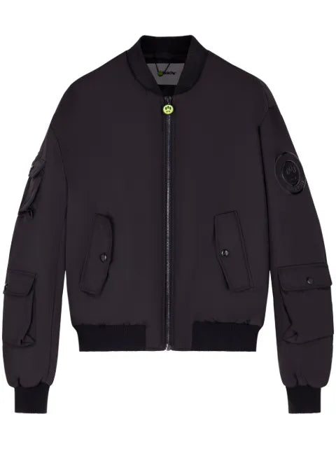 BARROW logo-appliqué bomber jacket