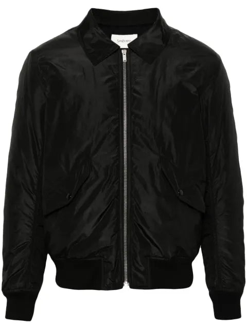 Saint Laurent silk bomber jacket