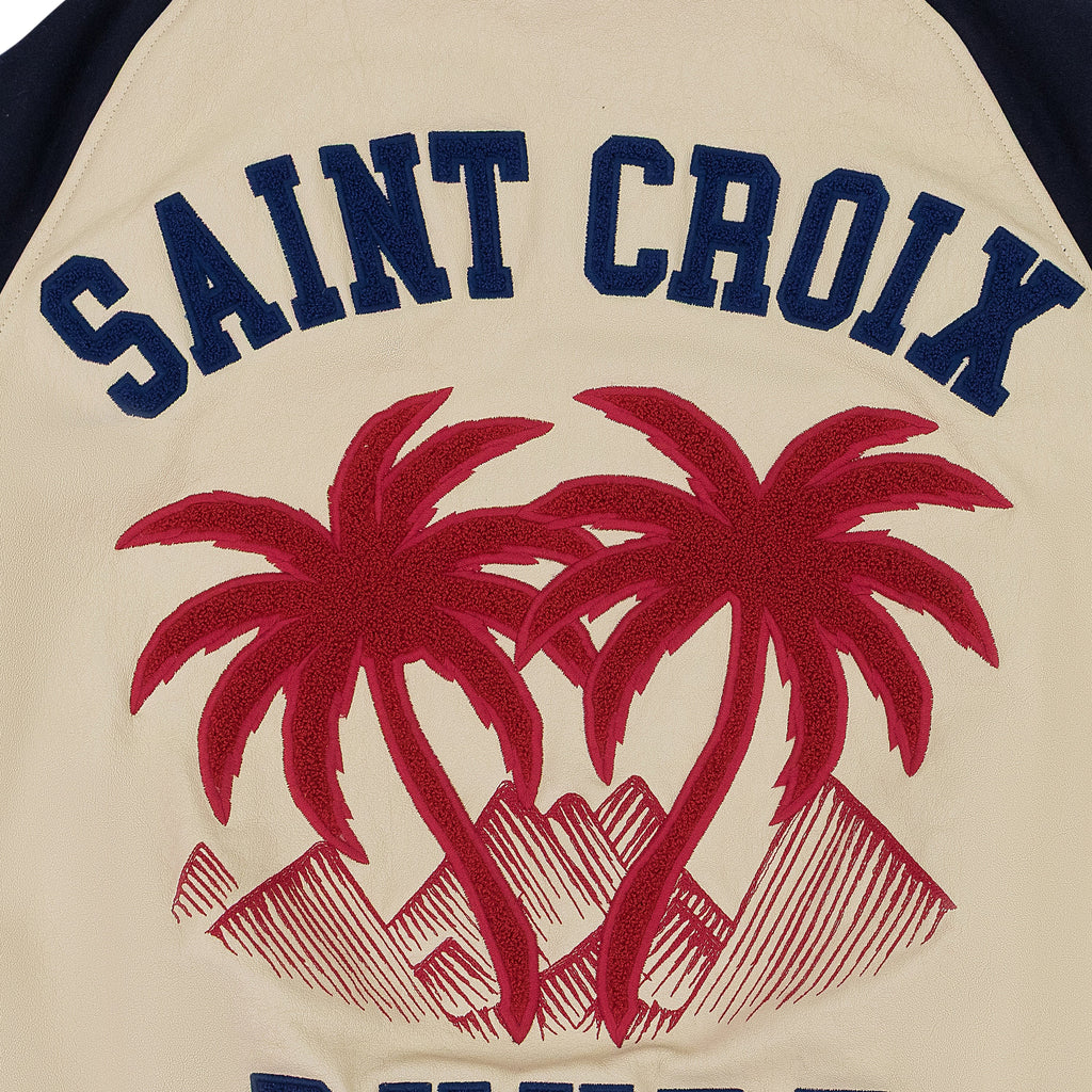NAVY ST. CROIX VARSITY JACKET