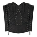 BLACK WINDOW LONGLINE CORSET
