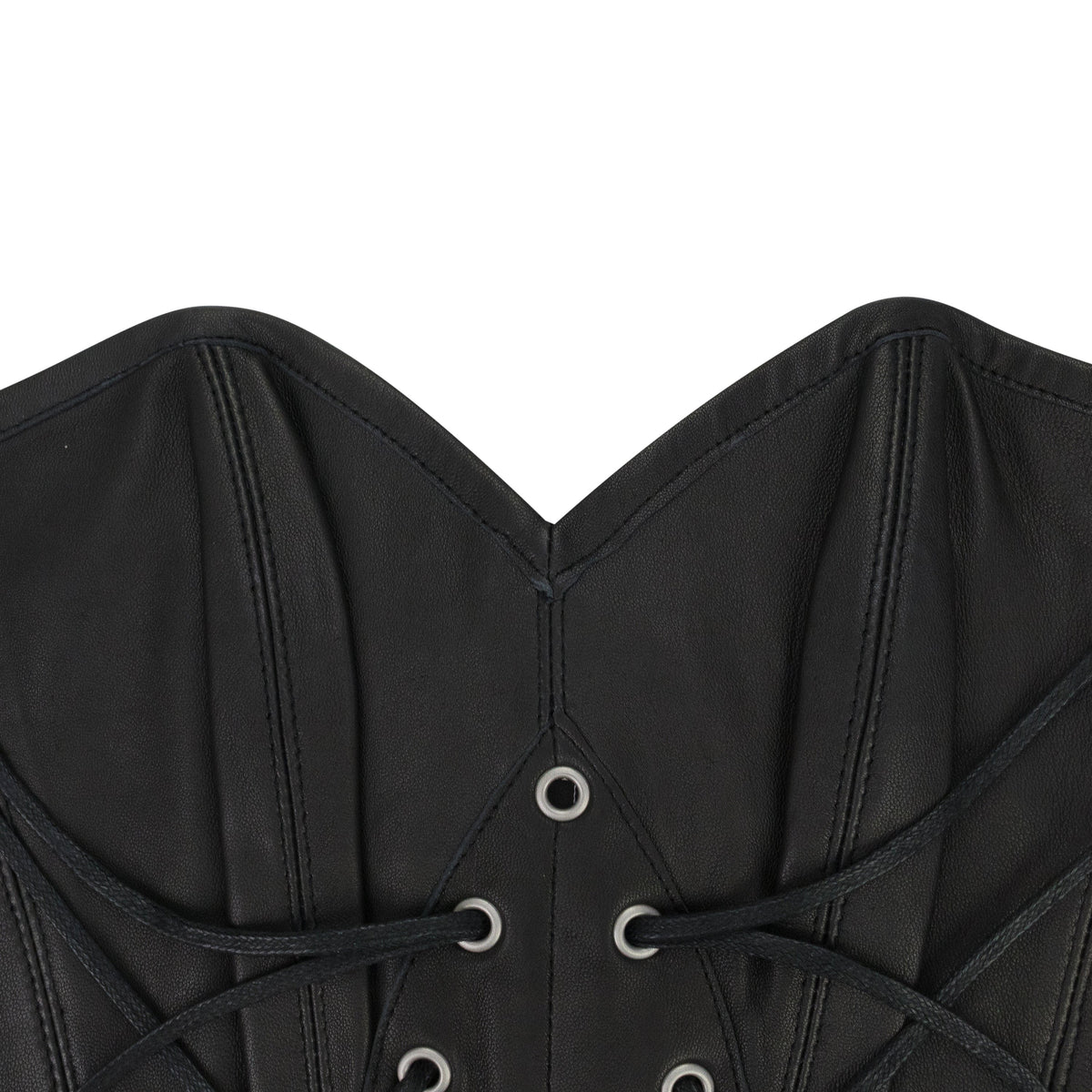 BLACK WINDOW LONGLINE CORSET