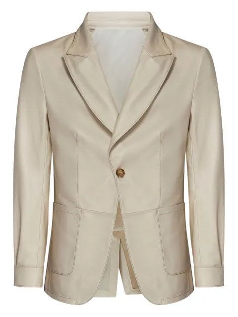 FRANZESE COLLECTION single-button patch-pocket blazer