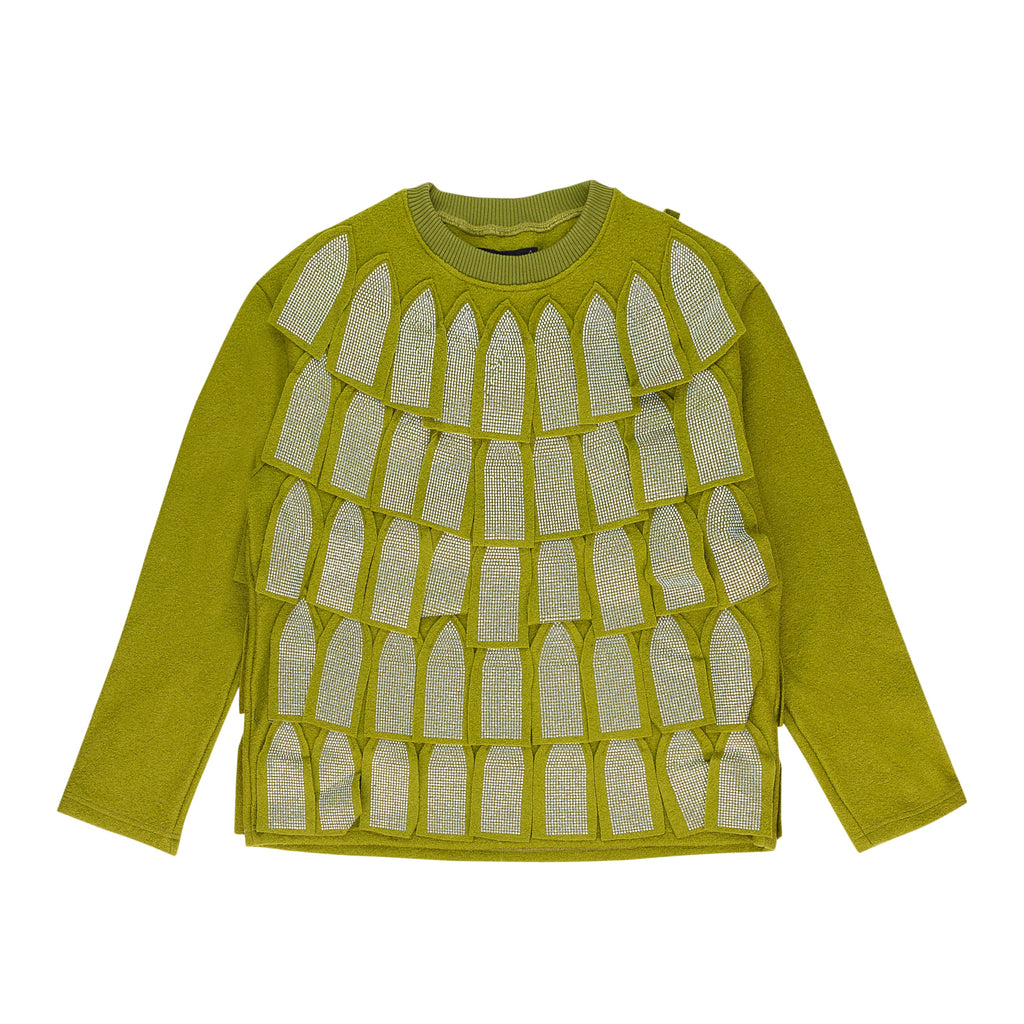 GREEN PRESSURE SWEATSHIRT