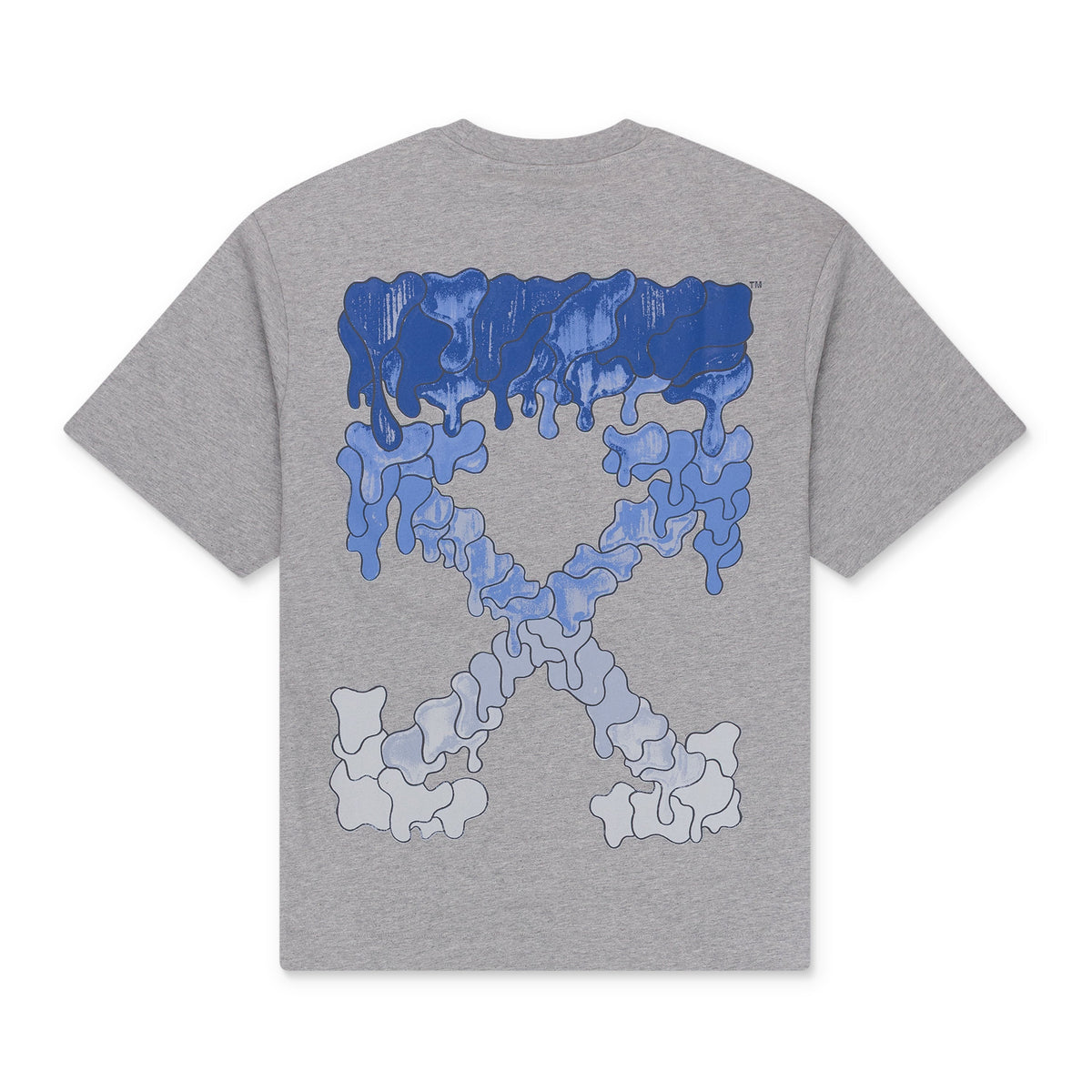 Heather Grey Skate Fit Dripping Arrow T-Shirt