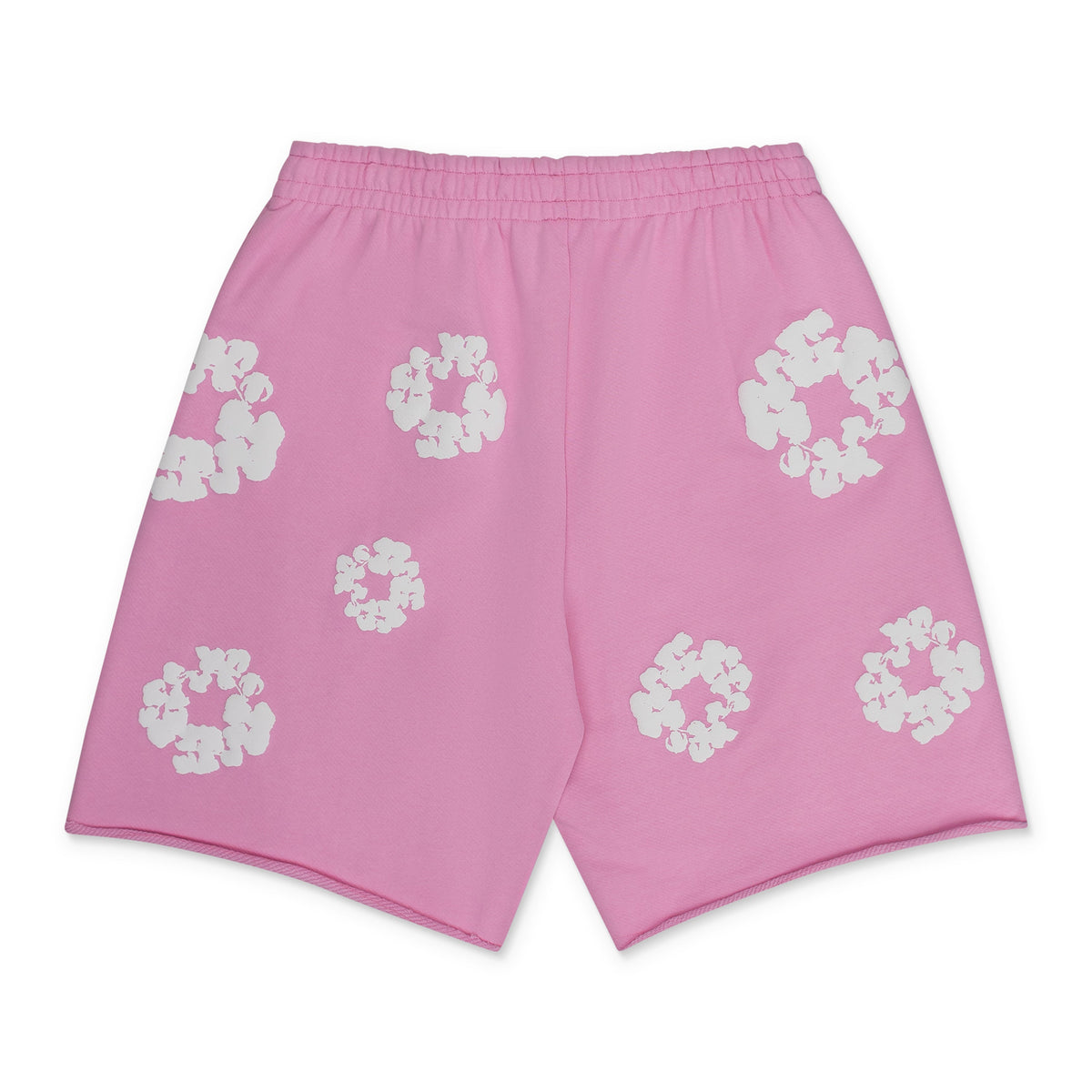 Pink Cotton Wreath Shorts