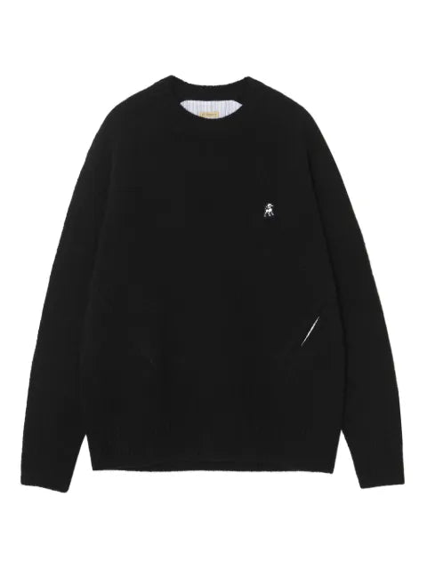 Undercover patch-detail wool sweater