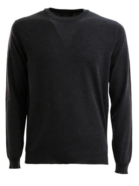 Zanone round-neck long-sleeve sweater