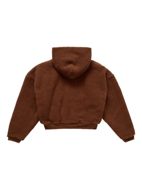ERL fleece jacket with zip fastening