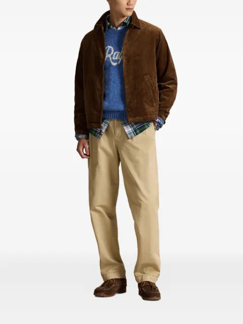 Polo Ralph Lauren embroidered-logo corduroy jacket