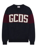 GCDS striped logo-detail sweater