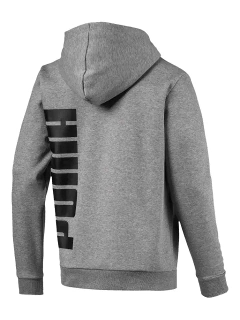 PUMA Big Logo fleece zip-up hoodie