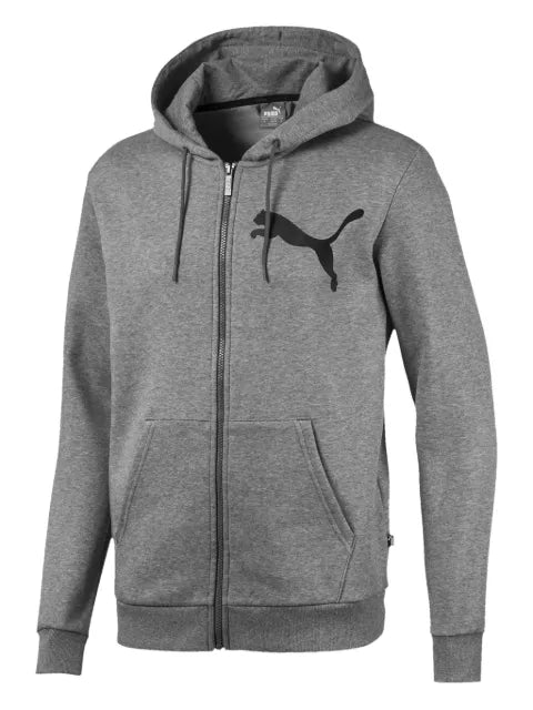 PUMA Big Logo fleece zip-up hoodie