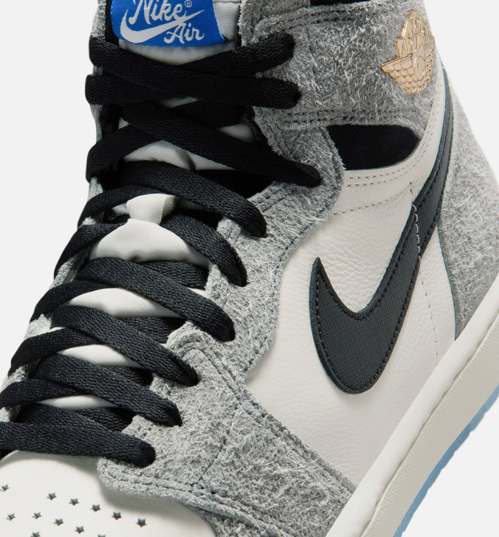 Air Jordan 1 Retro High OG Mens Lifestyle Shoe - Cool Grey/Black/Sail/Game Royal