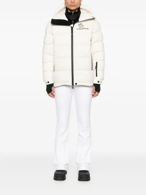 Moncler Grenoble hooded zip-fastening jacket