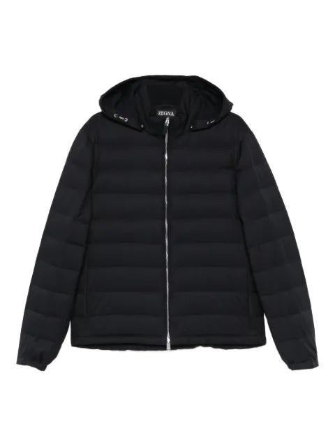 Zegna zip-up hooded jacket