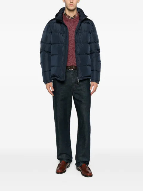 ASPESI hooded zip padded jacket