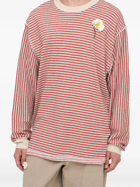 Song For The Mute flower crew neck sweatshirt