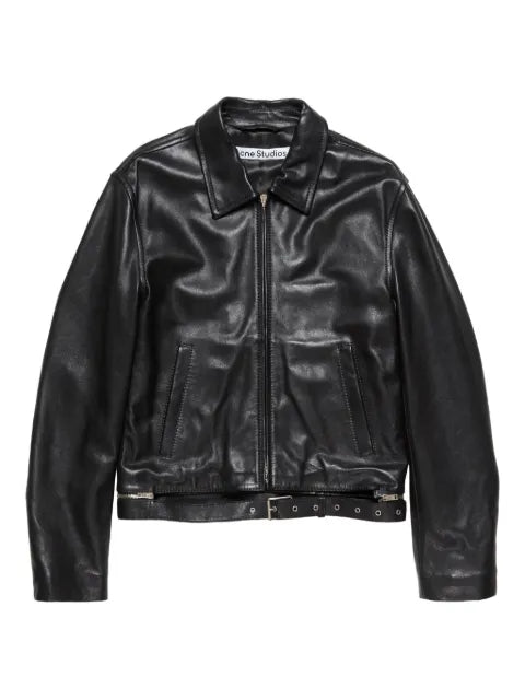 Acne Studios leather biker jacket